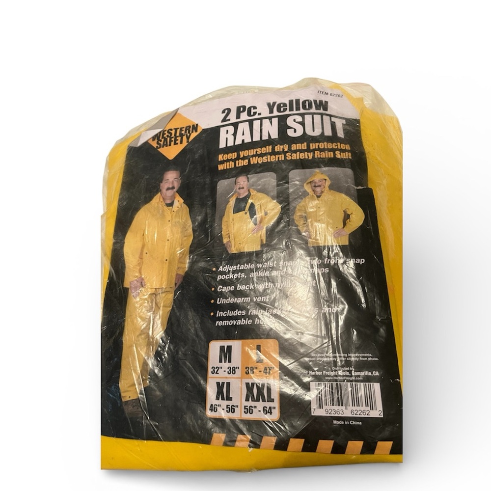 Western Safety Yellow Rain Suit